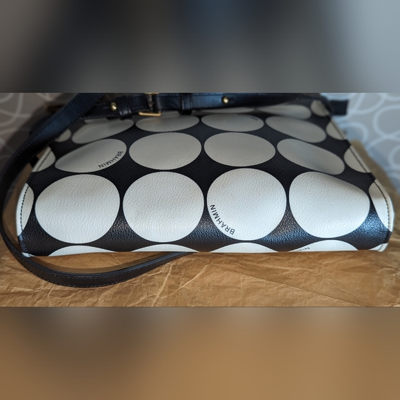 Brahmin Barcelona Polka Dot Crossbody EUC - Picture 9 of 10